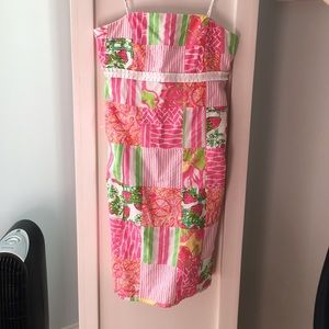 Lilly Pulitzer Patchwork Pattern Dress